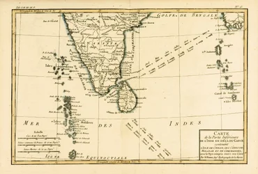 Southern India and Ceylon, from 
